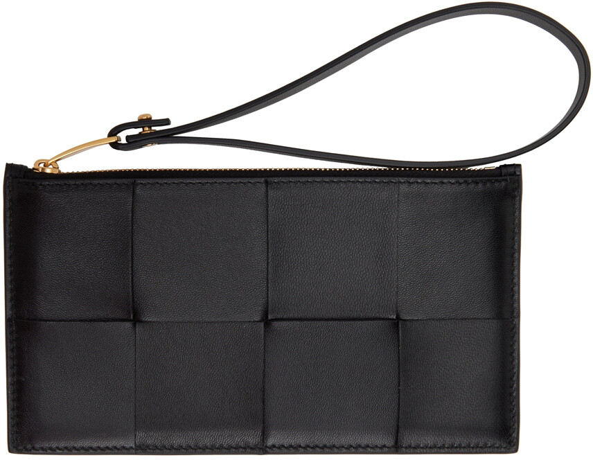 

Черный бумажник Intrecciato Bill Bottega Veneta