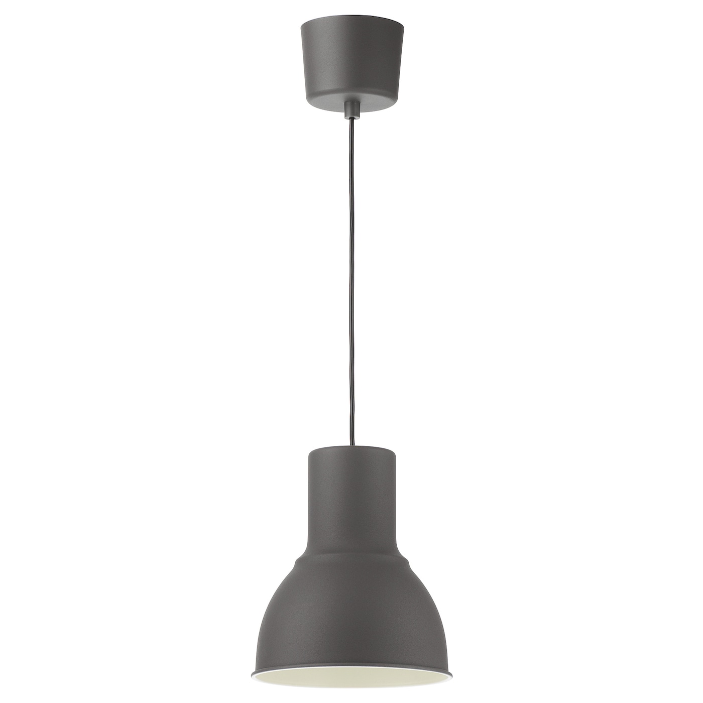 подвесной светильник ikea hektar 47 см темно серый HEKTAR ХЕКТАР Подвесной светильник, темно-серый, 22 см IKEA