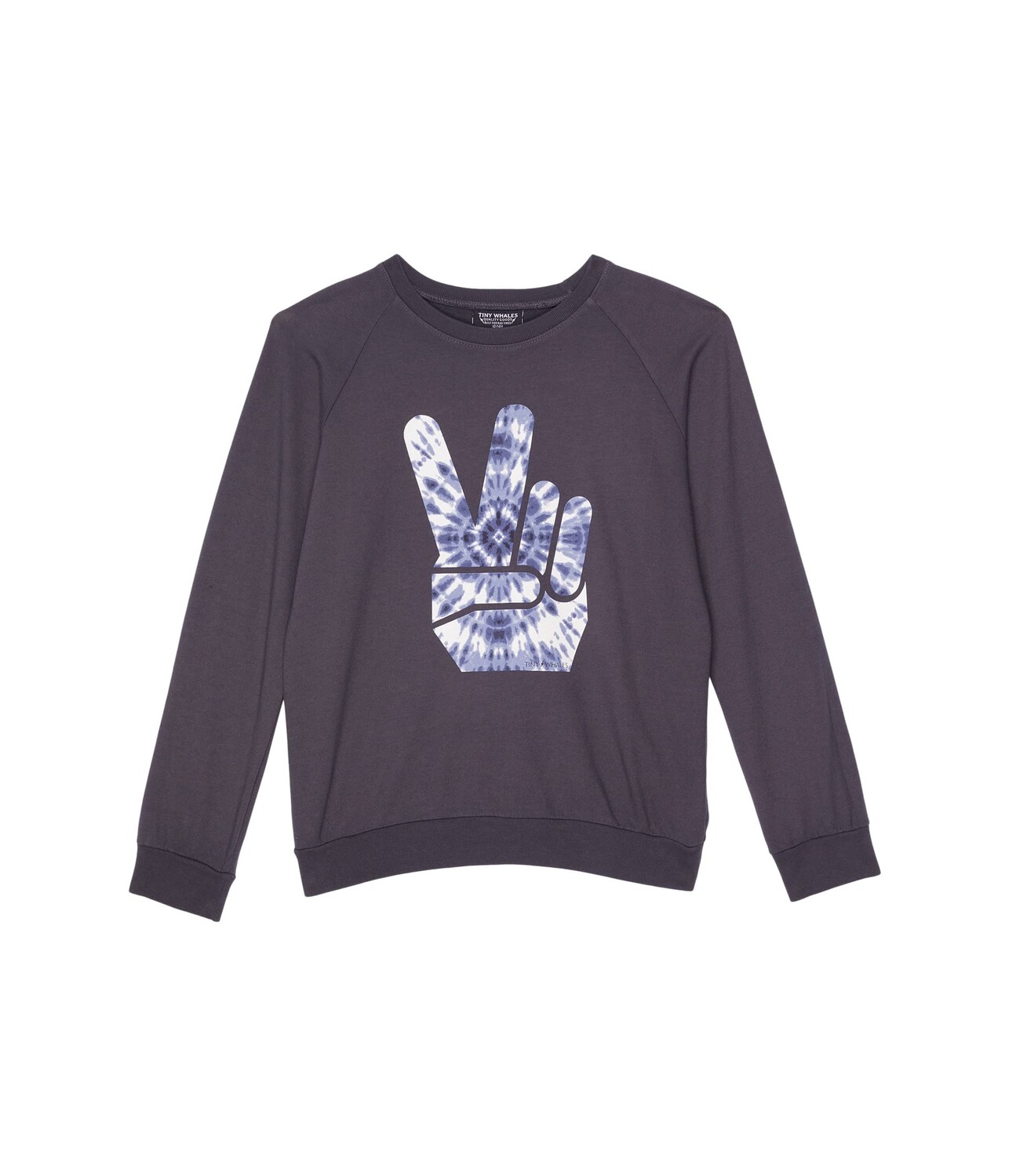 

Пуловер Tiny Whales, Peace Out Crew Neck Sweatshirt