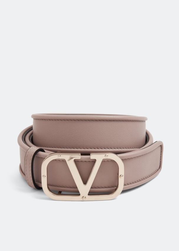 

Ремень VALENTINO GARAVANI VLogo Type belt, бежевый