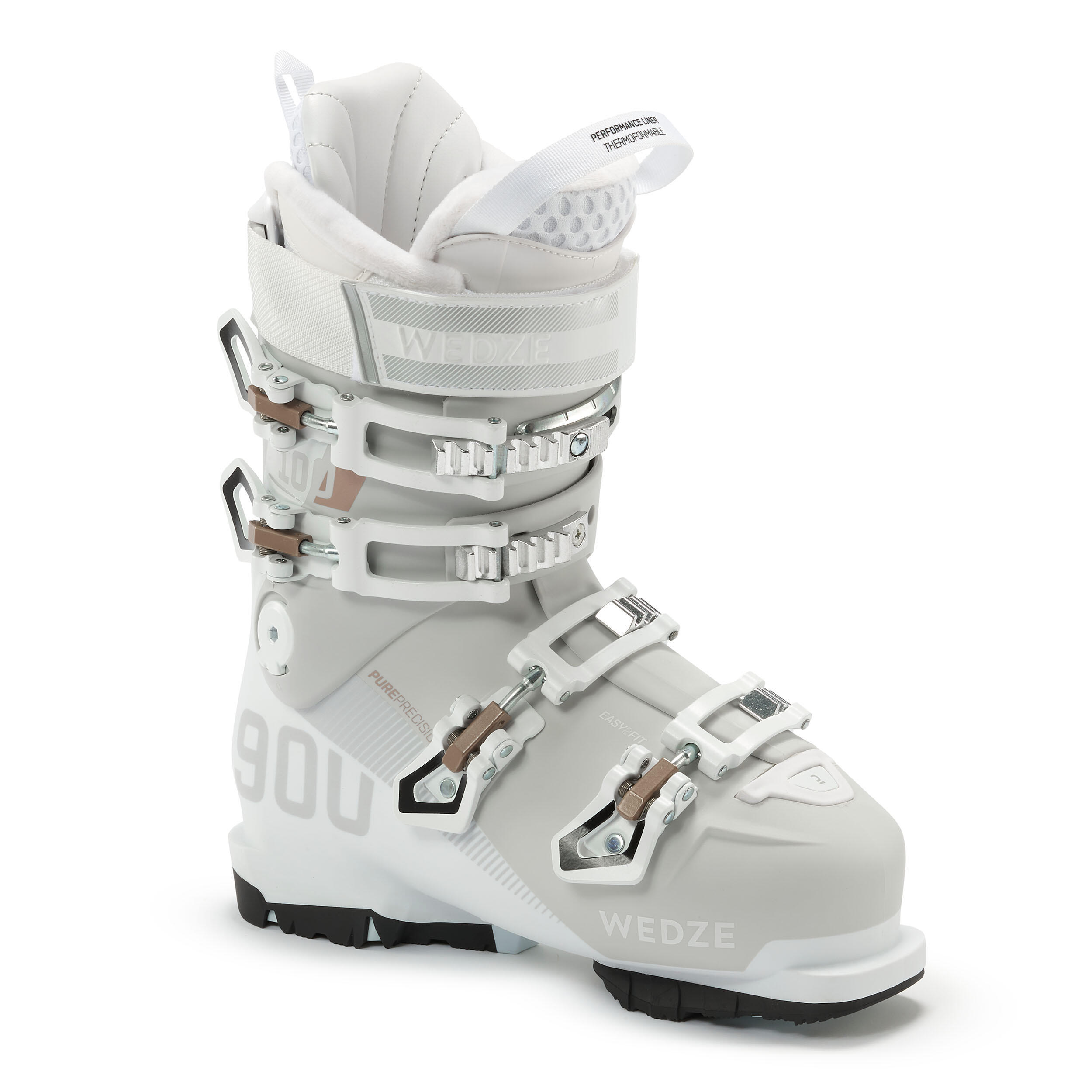Ботинки лыжные Wedze женские, белый
