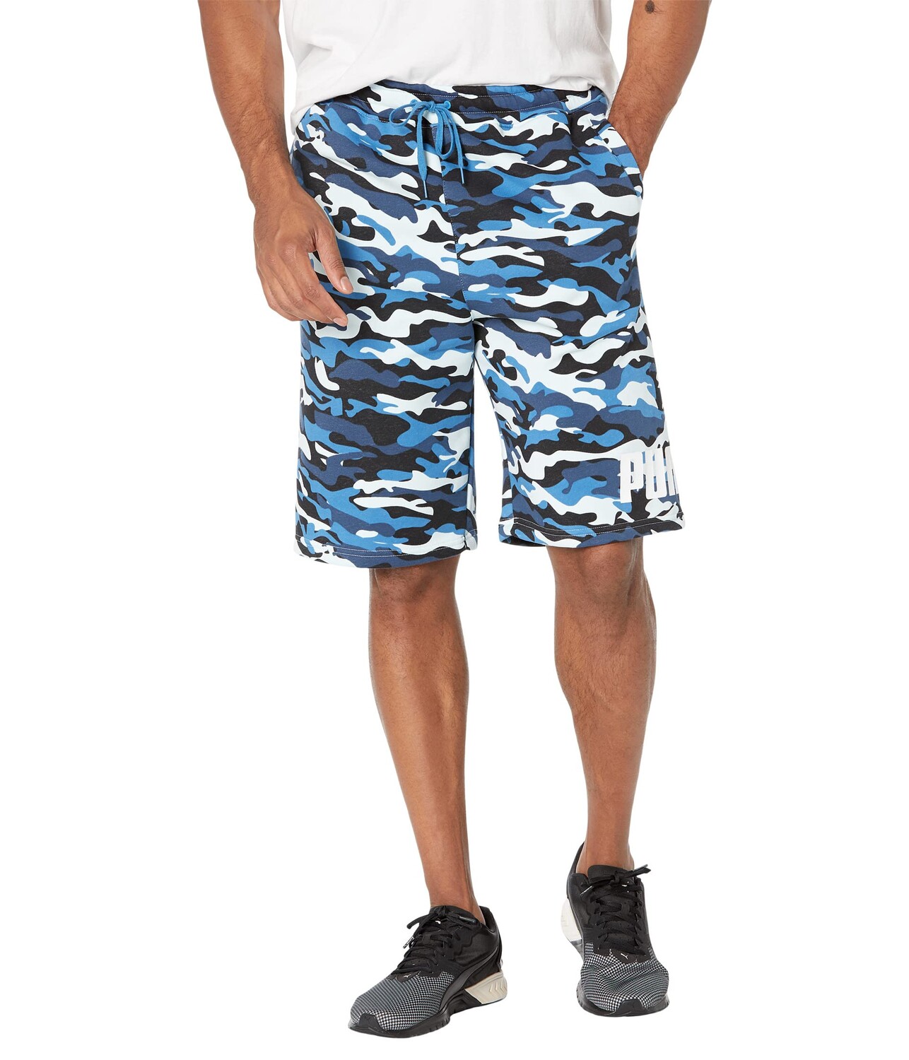 

Шорты PUMA, Big & Tall Camo All Over Print Fleece Shorts