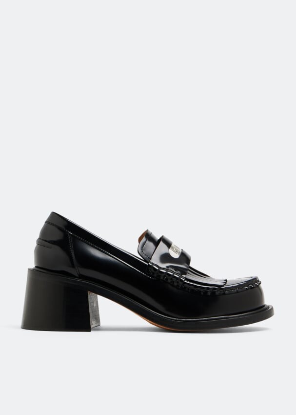 

Лоферы KENZO Kenzosmile heeled loafers, черный