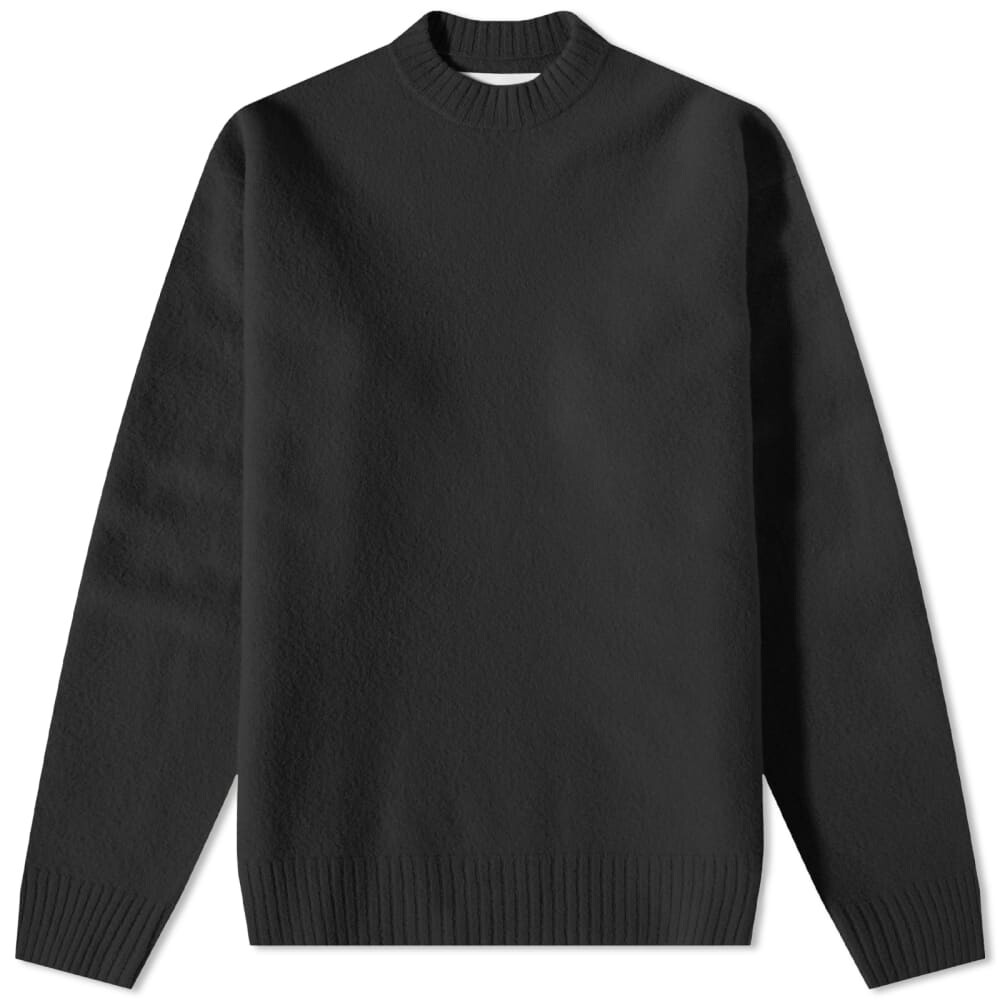 

Джемпер Jil Sander Boiled Wool Crew Knit, Черный