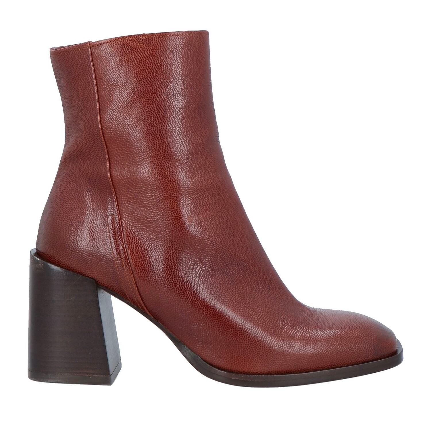 

Ботильоны Zinda Printed Leather Square Toeline And Heel, коричневый