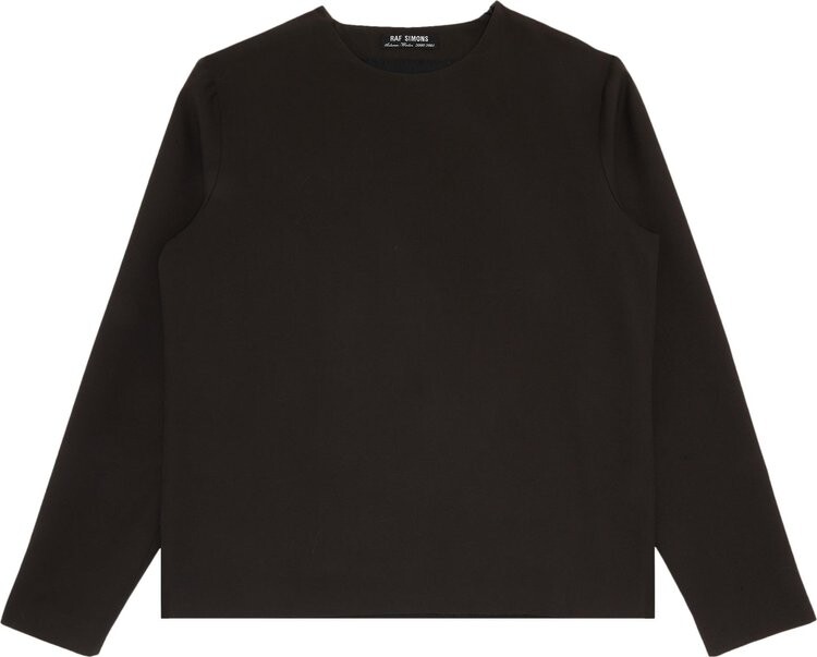 

Лонгслив Vintage Raf Simons Laser Cut Suit Long-Sleeve Top 'Black', черный