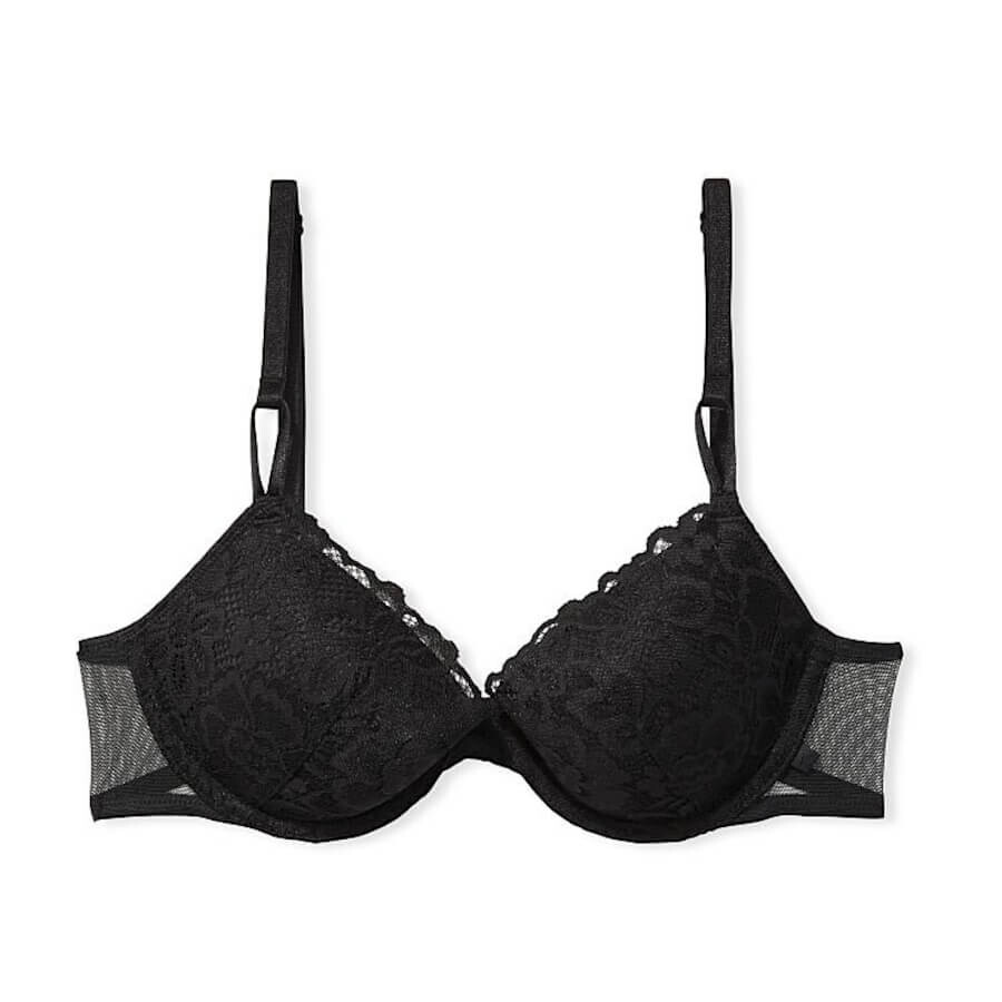 

Бюстгальтер на косточках Victoria's Secret Sexy Tee Lightly-Lined Lacie Demi, черный