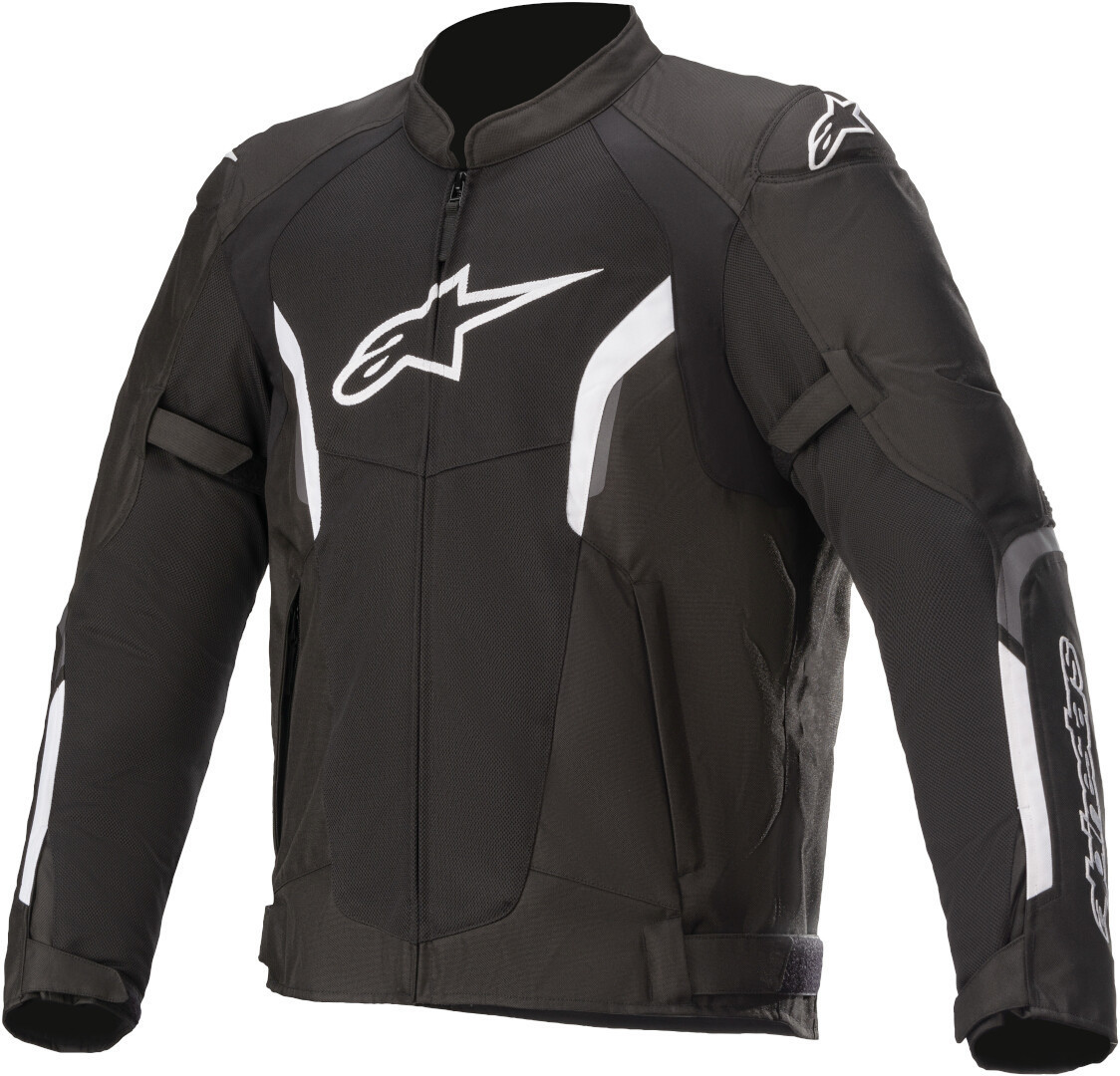 Куртка Alpinestars AST-1 V2 Air мотоциклетная текстильная, черно-белая