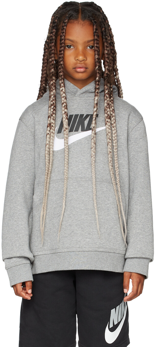 

Детская толстовка Nike Sportswear Club, бело-серый