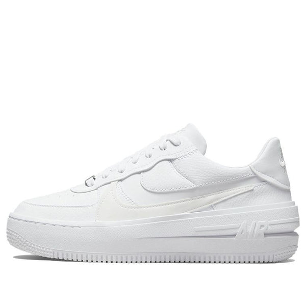 Кроссовки Nike Air Force 1 PLT.AF.ORM 'Triple White', Белый кроссовки nike sportswear air force 1 white gold