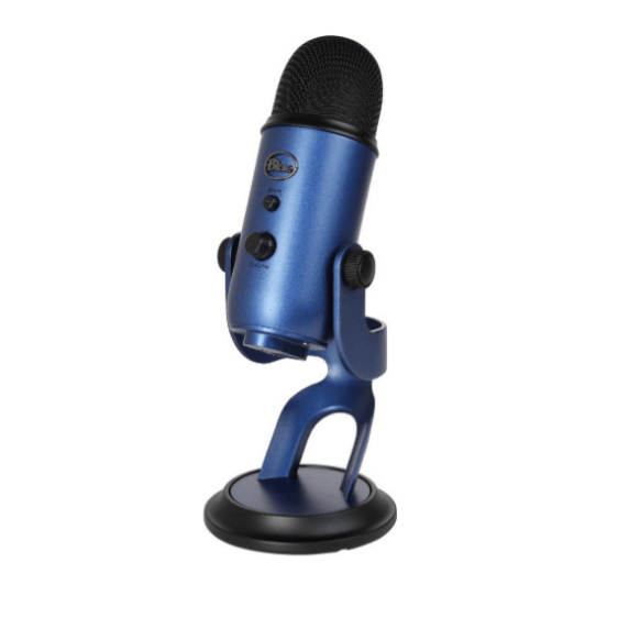 Микрофон BLUE Yeti USB Microphone, синий Logitech 988-000232 микрофон blue yeti blackout черный logitech 988 000229