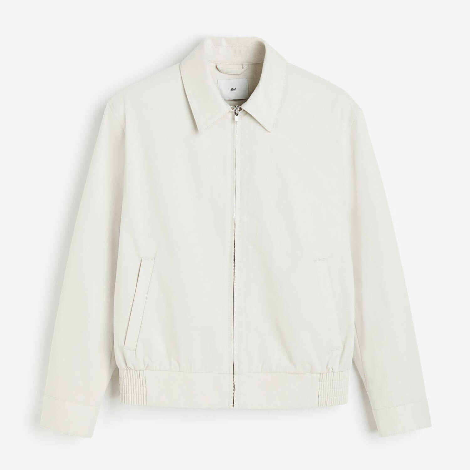 

Куртка H&M Regular Fit Twill, светло-серый