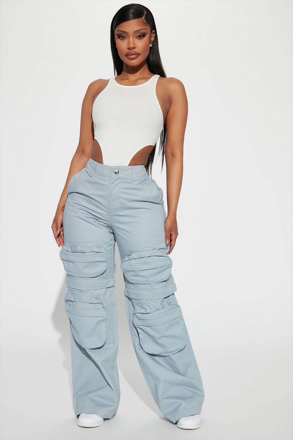 

Брюки карго Fashion Nova ZDSTWM220812, синий