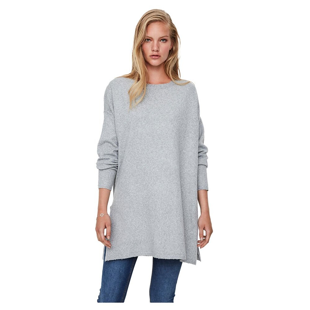 

Свитер Vero Moda Brilliant Long O Neck, серый