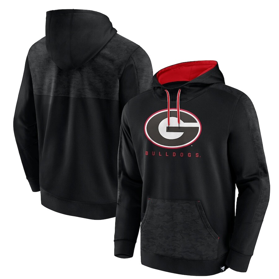 

Пуловер с капюшоном Fanatics Branded Georgia Bulldogs, черный