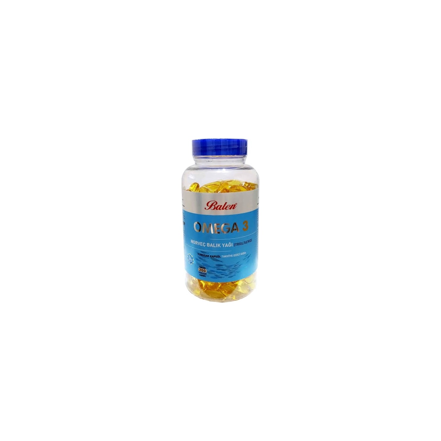 Норвежский рыбий жир Balen Omega-3 (триглицерид) 1380 мг, 200 капсул норвежский рыбий жир balen omega 3 триглицерид 1380 мг 2 упаковки по 100 капсул