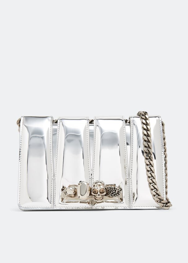 Сумка ALEXANDER MCQUEEN The Slash shoulder bag, серебряный