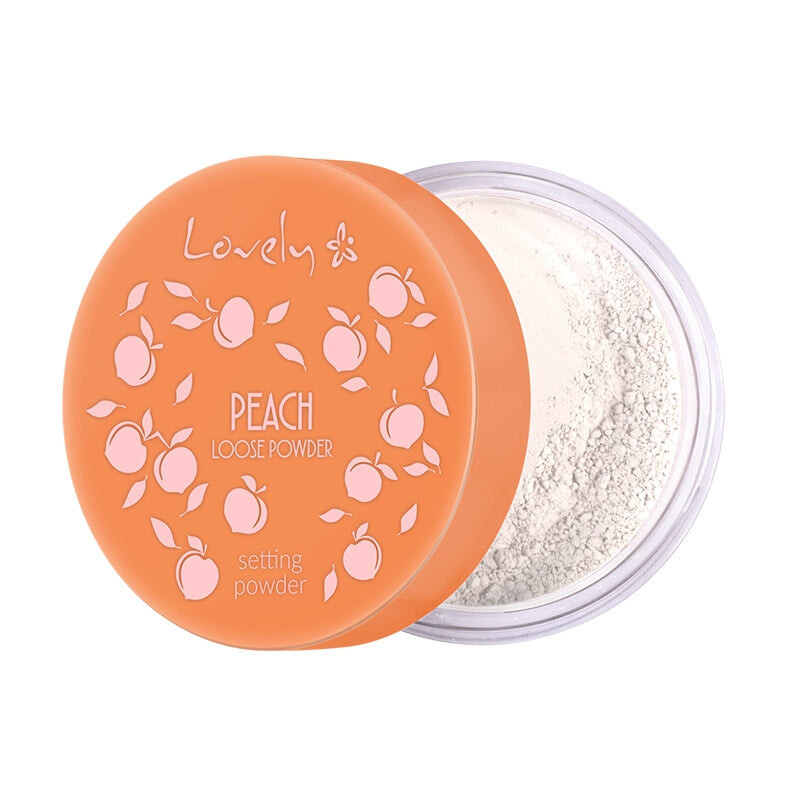 

Lovely Peach Loose Powder прозрачная пудра для лица с нежным персиковым оттенком и ароматом 9г