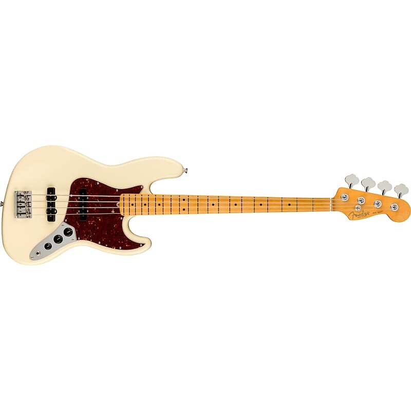 

Fender American Professional II Jazz Bass, кленовый гриф, олимпийский белый