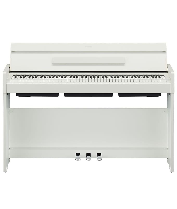 

Yamaha Arius YDP-S35 Тонкое 88-нотное консольное цифровое пианино, белый орех | YDPS35WH Arius YDP-S35 Slim 88-Note Console Digital Piano,