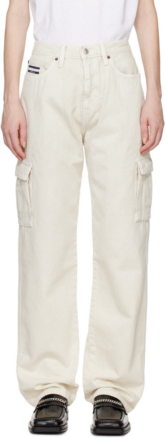 

Джинсы двойного пола Off-White Tommy Jeans Edition Martine Rose