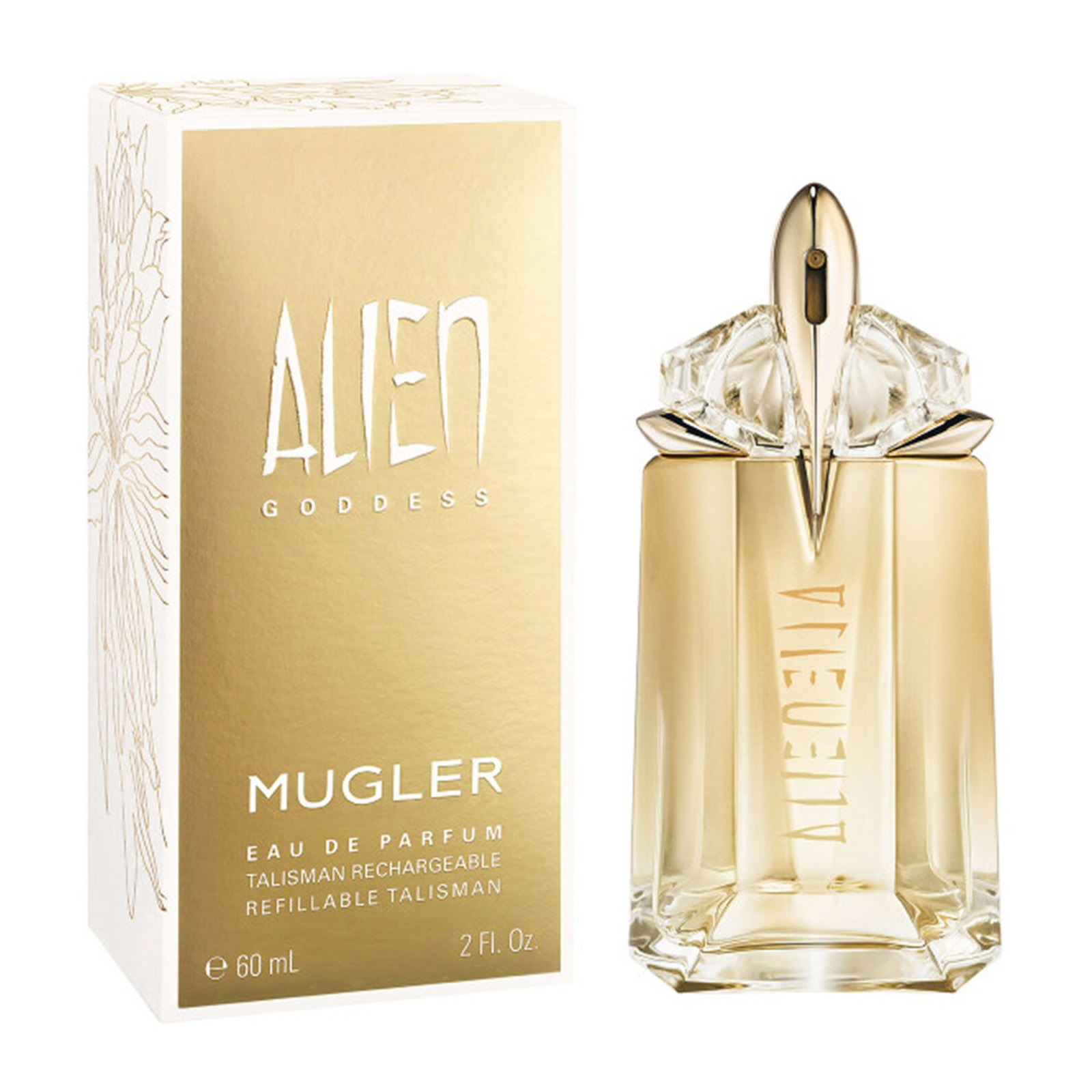 Парфюмерная вода Mugler Recargable Alien Goddess, 60 мл