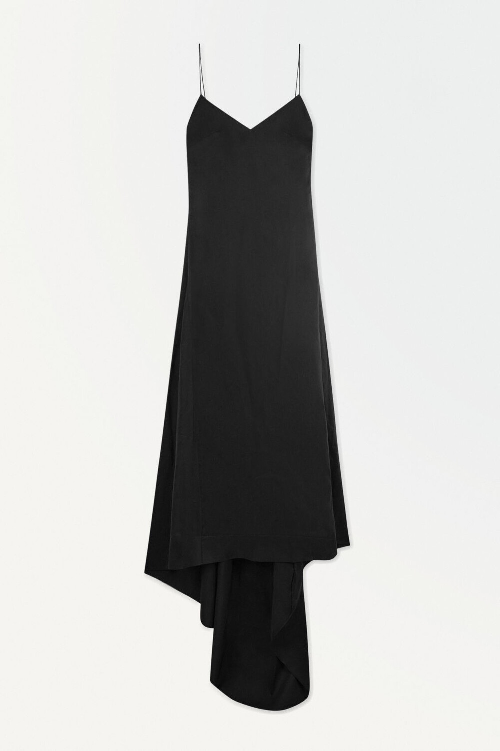 

Платье Cos Atelier The V-neck Linen Maxi, черный