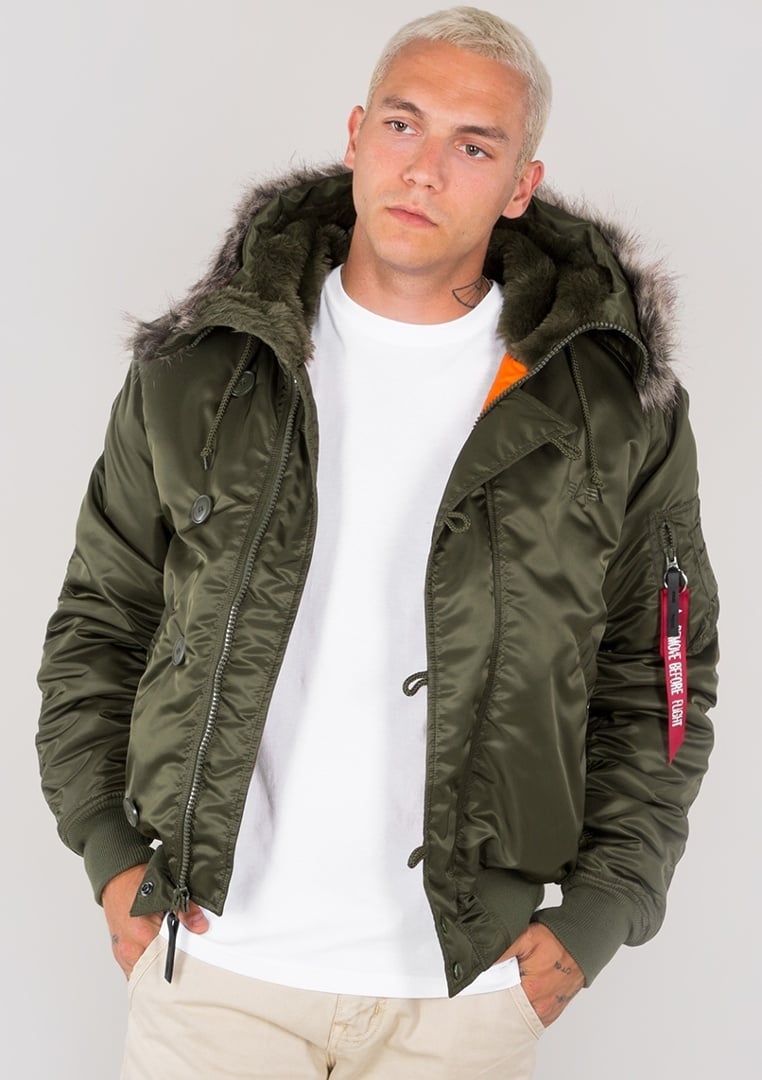 

Куртка Alpha Industries N2B VF 59, темно-зеленая