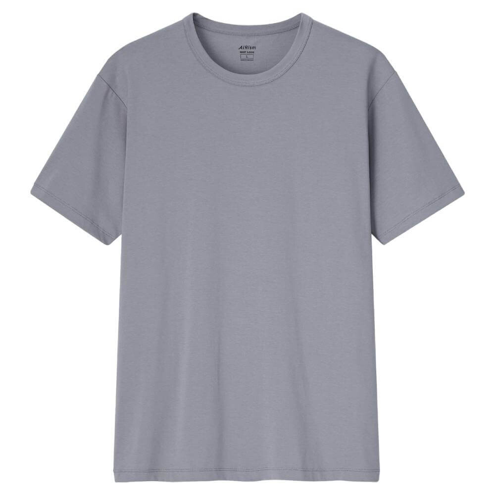 

Футболка Uniqlo Airism Cotton Crew, серый