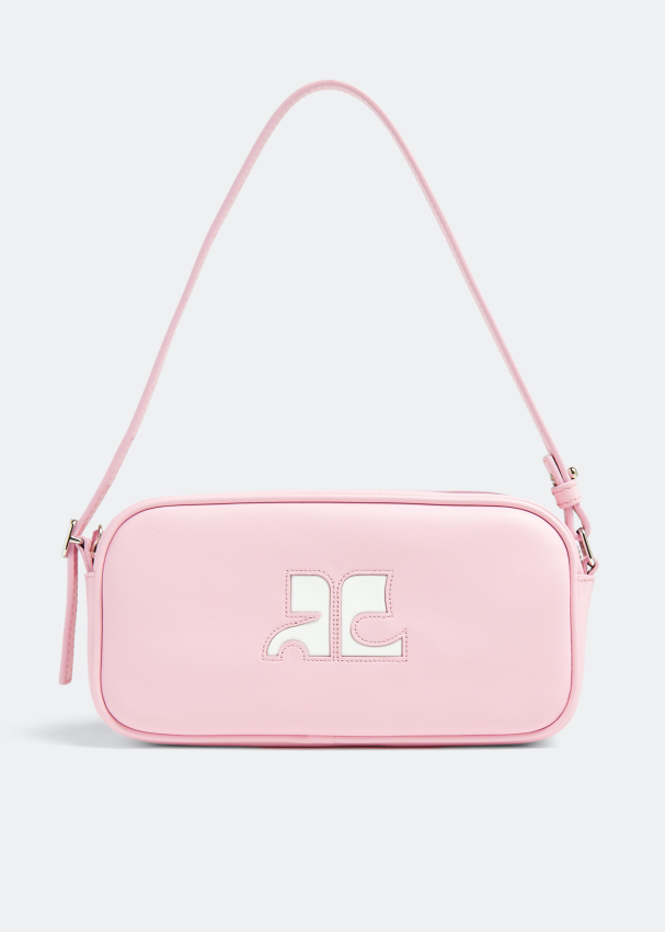 Сумка Courrèges ReEdition Leatheruette, розовый сумка багет кожаная женская синяя lmr 5810 3j