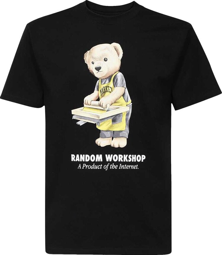 

Футболка Market Random Workshop Bear Tee 'Black', черный