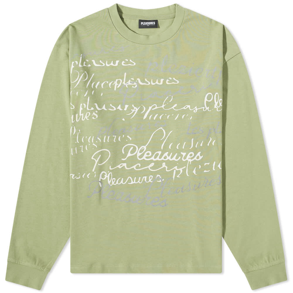 

Футболка Pleasures Long Sleeve Shatter Tee, Зеленый