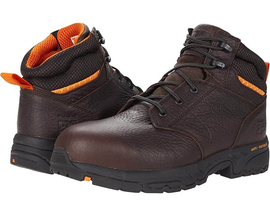 

Ботинки Band Saw 6" Steel Safety Toe Timberland PRO, коричневый