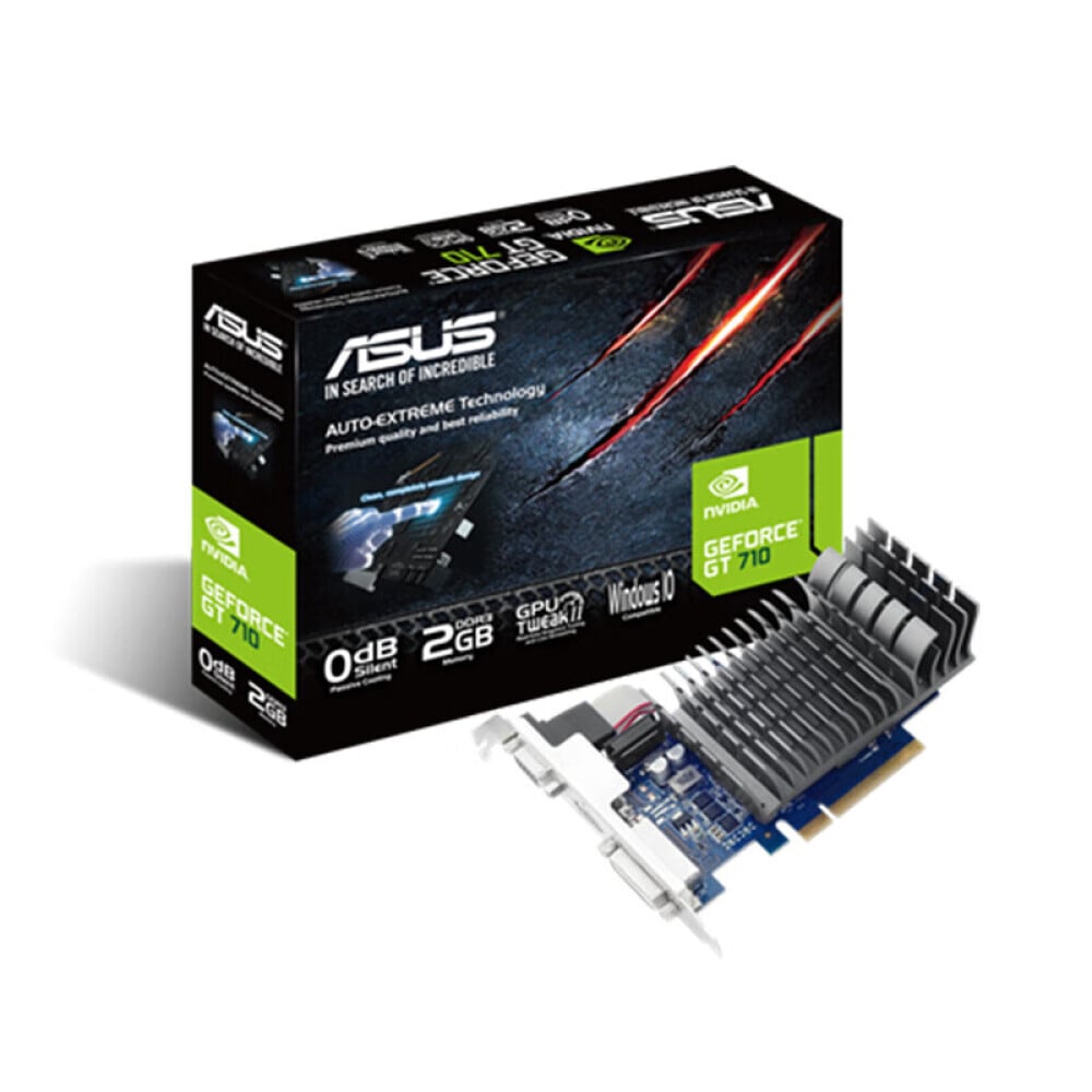 

Видеокарта Asus GeForce GT710 SL GDDR3 2GB BRK