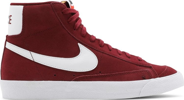 Nike blazer mid 77 red clearance swoosh