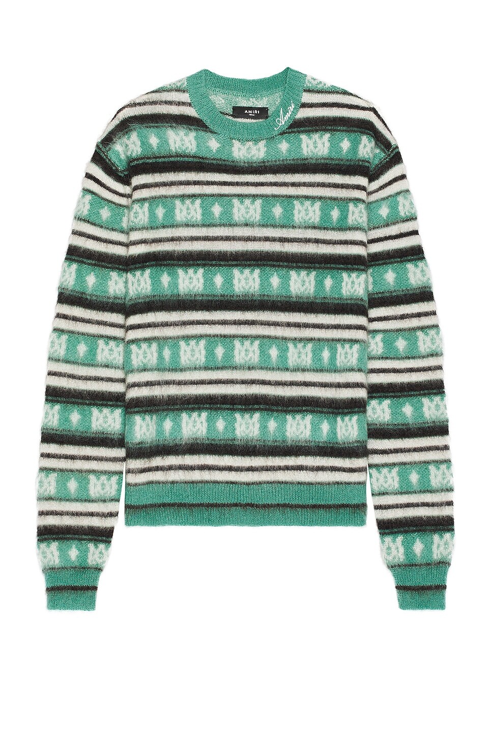 

Свитер Amiri Skater Stripe, зеленый
