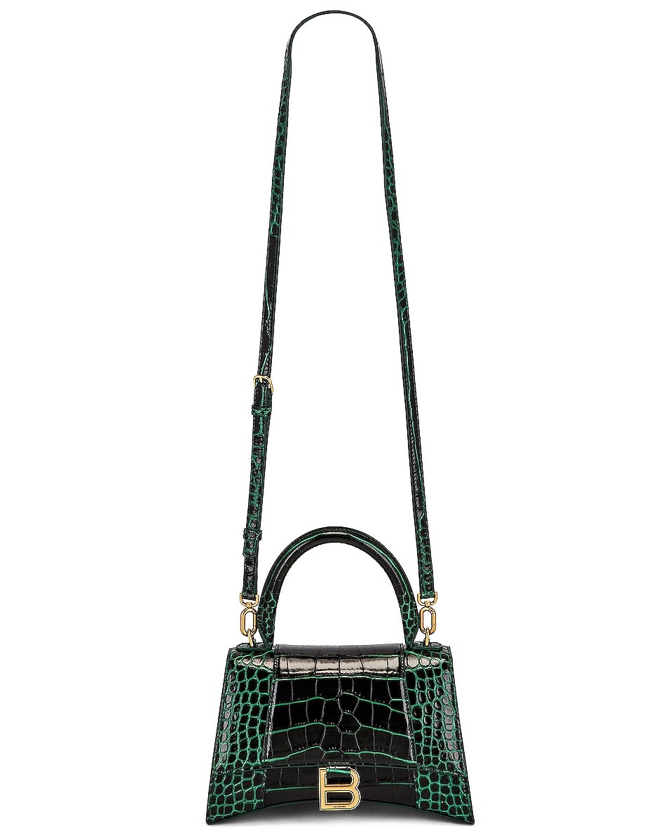 

Сумка кросс-боди Balenciaga Small Hourlgass Top Handle, цвет Forest Green