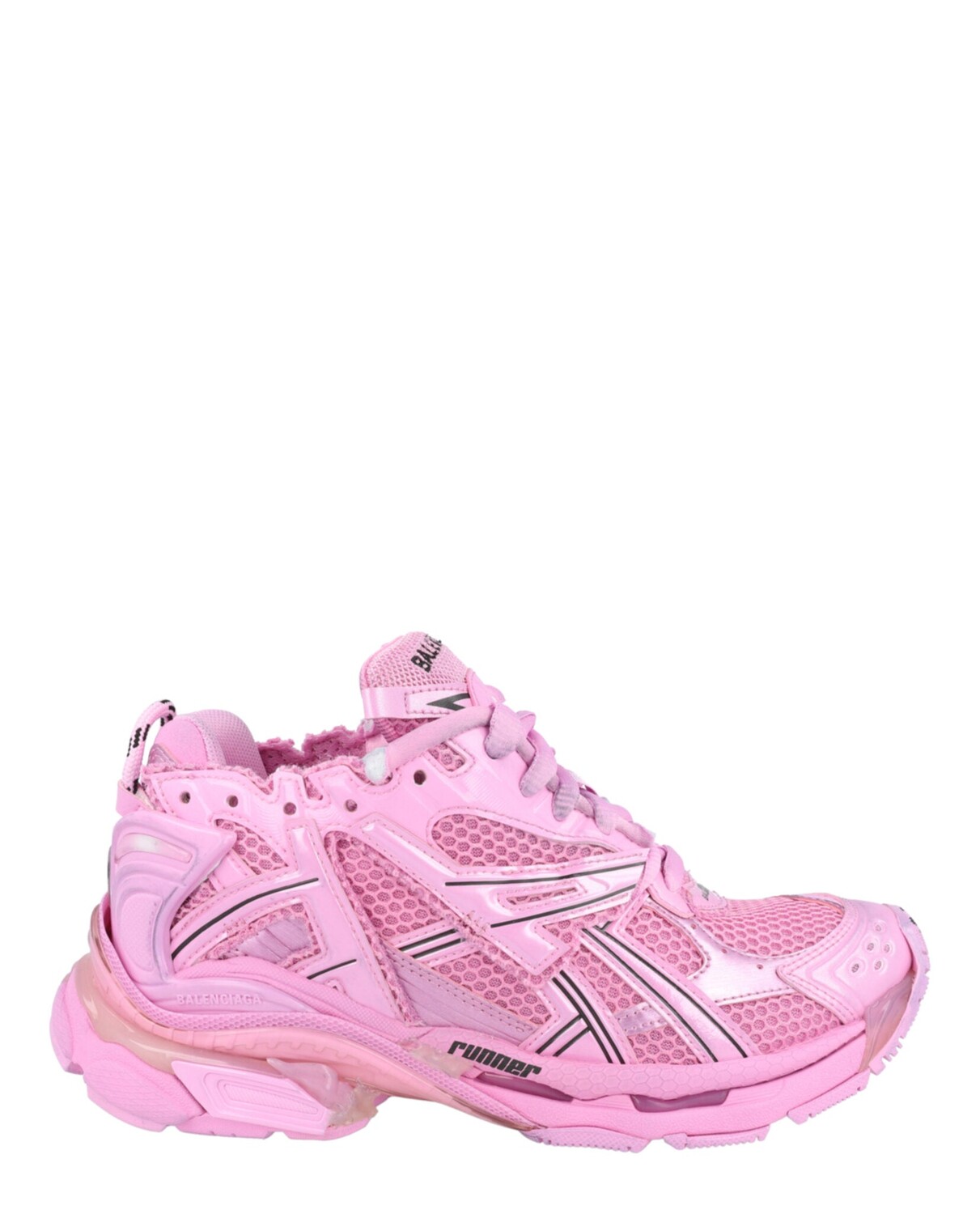 

Однотонные кроссовки Runner Balenciaga, розовый