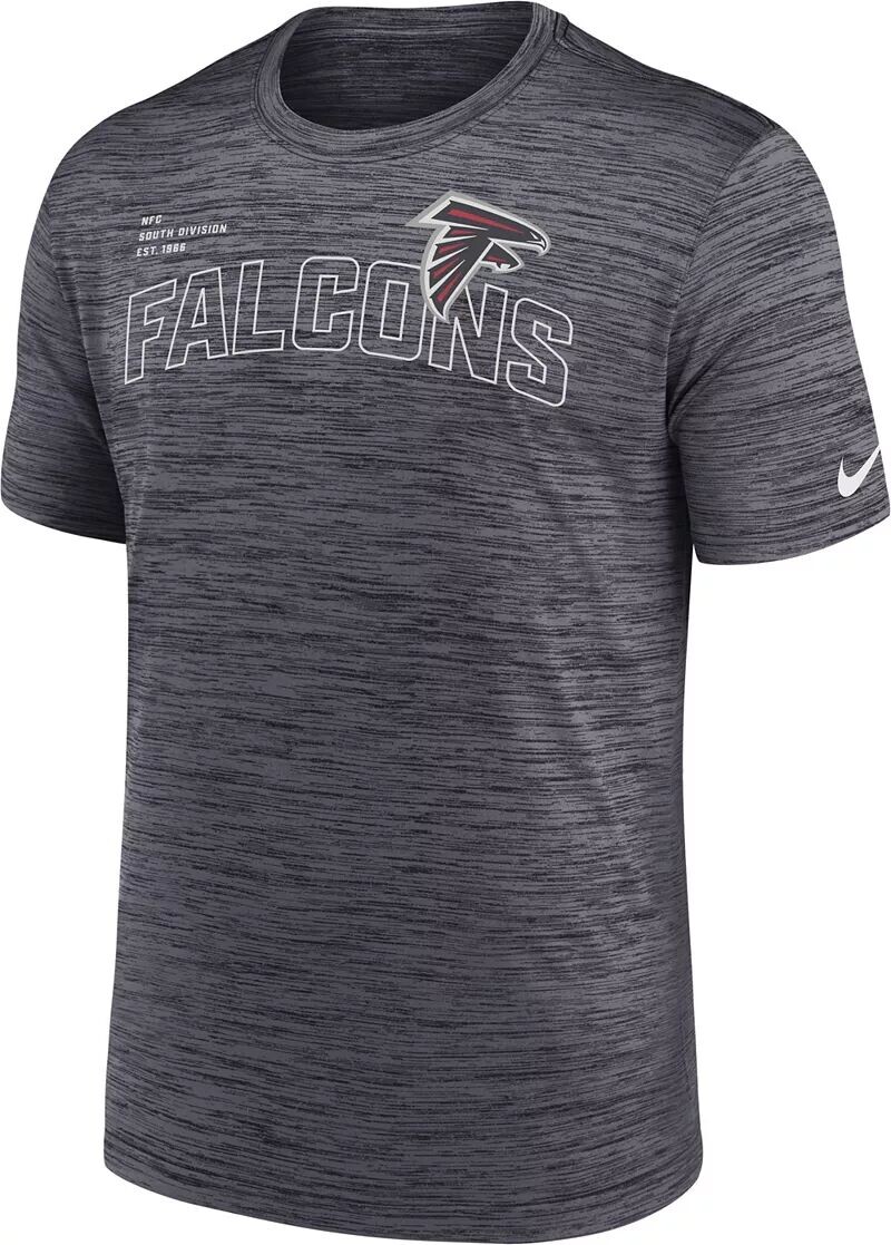 

Мужская черная футболка Nike Atlanta Falcons Velocity Arch