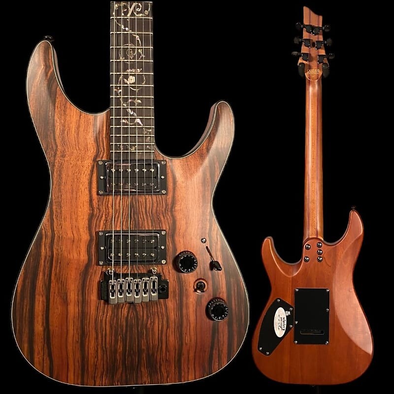 

Электрогитара Schecter C-1 Exotic Ebony Electric Guitar - Natural Satin