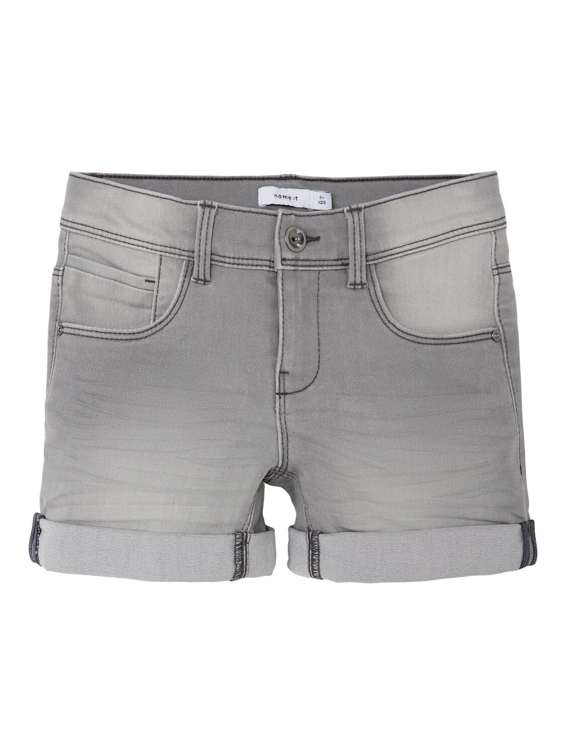

Шорты name it Jean, цвет medium grey denim