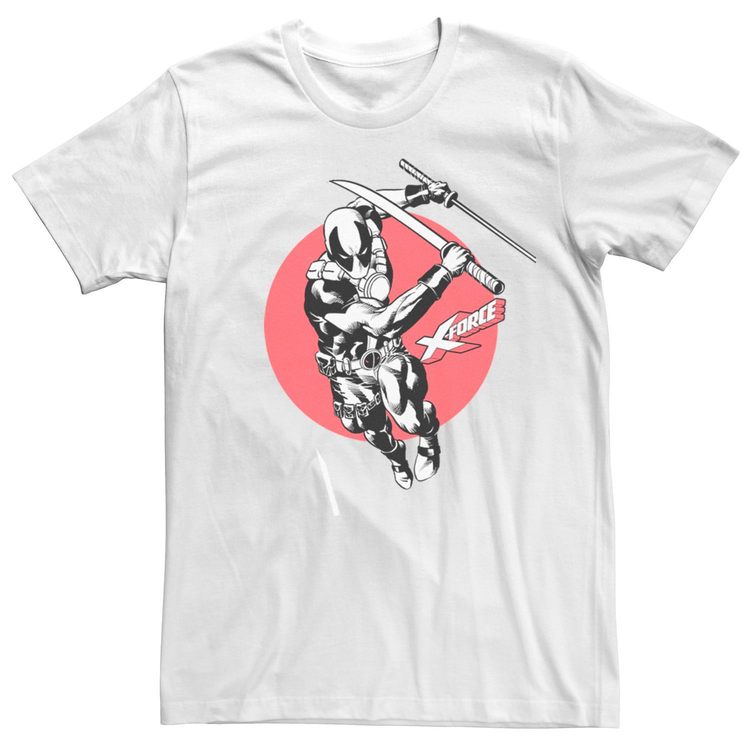 Мужская футболка с портретом Deadpool X-Force Marvel фигурка marvel super deadpool x force limited edition artfx 27 5 см