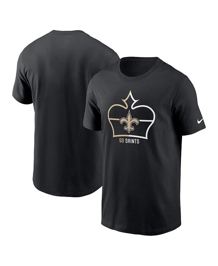 

Мужская черная футболка New Orleans Saints Essential Local Phrase Nike, черный