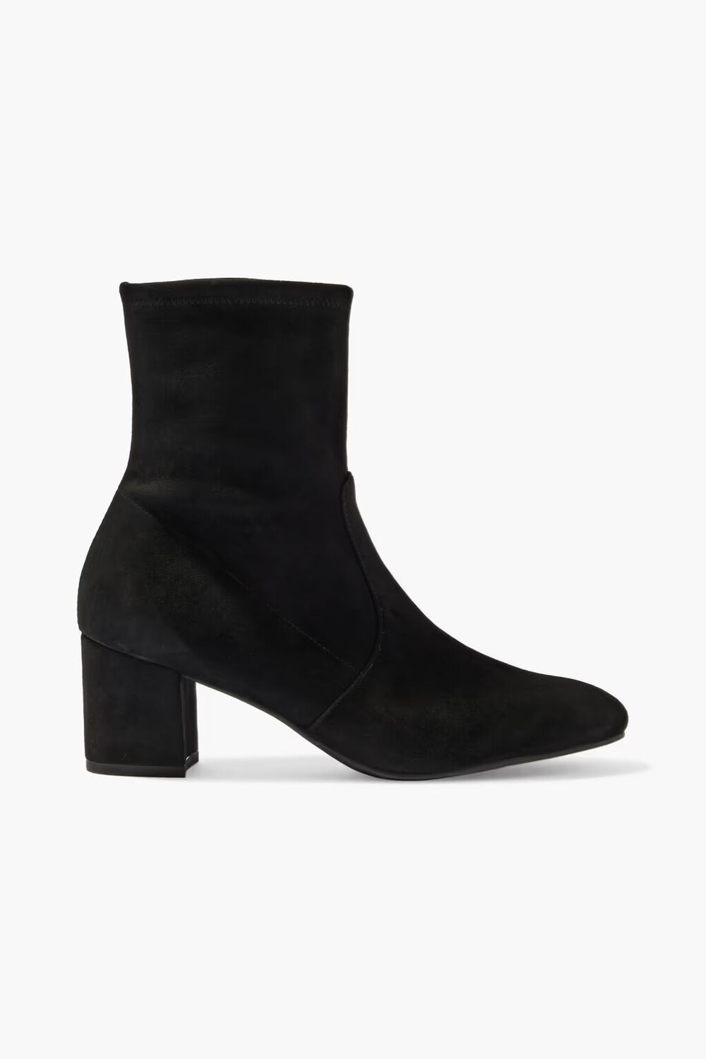 

Ботильоны Siggy 60 из эластичной замши Stuart Weitzman, черный