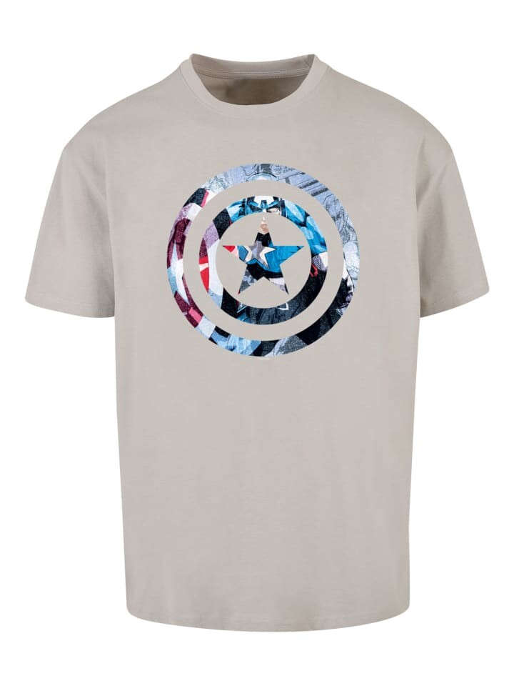 

Футболка F4NT4STIC Marvel Avengers Captain America, цвет lightasphalt