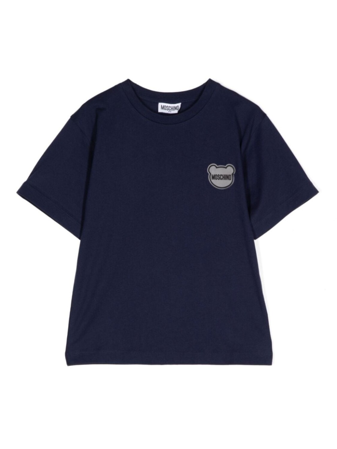 

Moschino Kids футболка с логотипом, синий