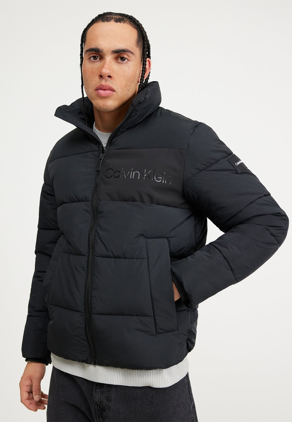 Зимняя куртка Calvin Klein CRINKLE JACKET, черный