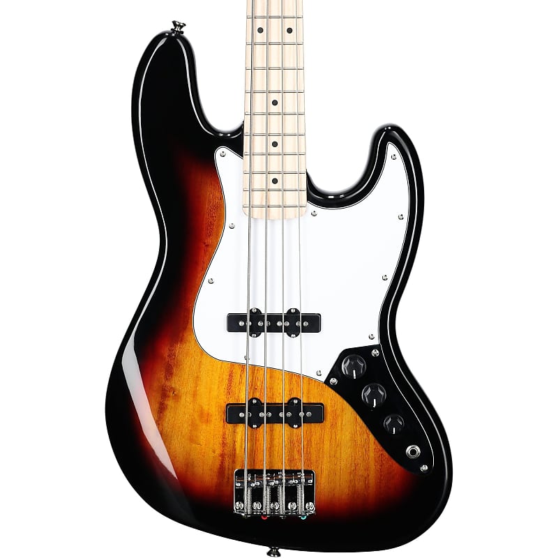 Squier Affinity Jazz Electric Bass, кленовый гриф, 3 цвета Sunburst Squier Affinity Jazz Electric Bass, Maple Fingerboard, 3-Color Sunburst цена и фото