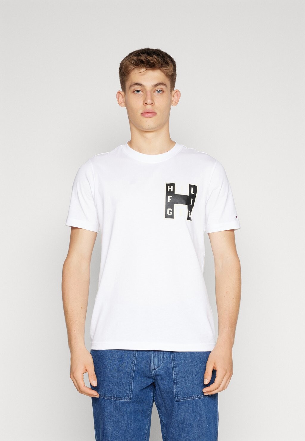 

Футболка с принтом ФУТБОЛКА VARSITY TEE Tommy Hilfiger, белая, Белый