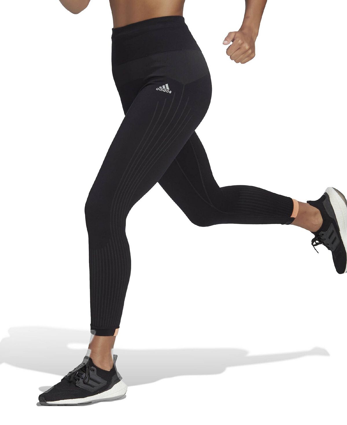

Женские беговые зимние длинные леггинсы aeroknit adidas, мульти